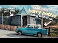 We stayed in the worlds best harry potter themed hotel! Game Keepers Cottage at North Shire, England