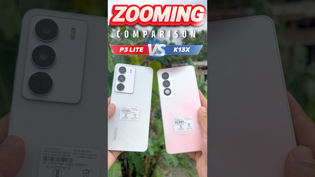 Realme P3 Lite VS Oppo K13x Camera Zooming Comparison 😱🔥🔥 which one is better ⁉️