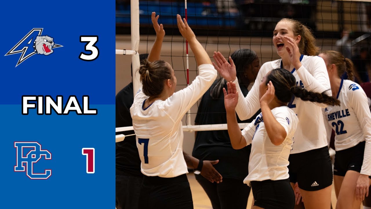 Highlights Volleyball UNC Asheville at Presbyterian YouTube