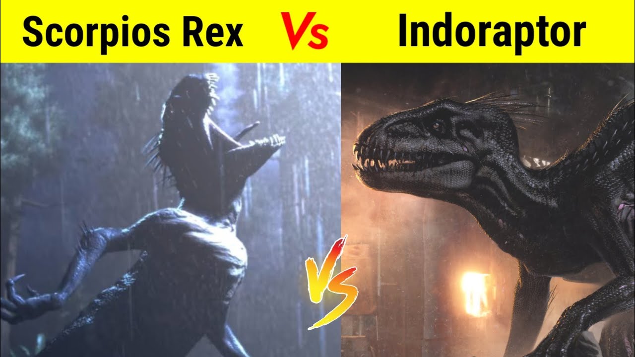 Scorpios rex vs Indoraptor | कौन Hybrid dinosaur है सबसे शक्तिशाली ...