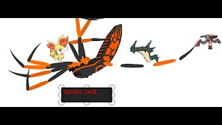 algodoo spider test {first pc and algodoo  vid}