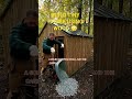 THIS MAN BUILT A FOREST CABIN USING ONLY WOODEN PALLETS 😳