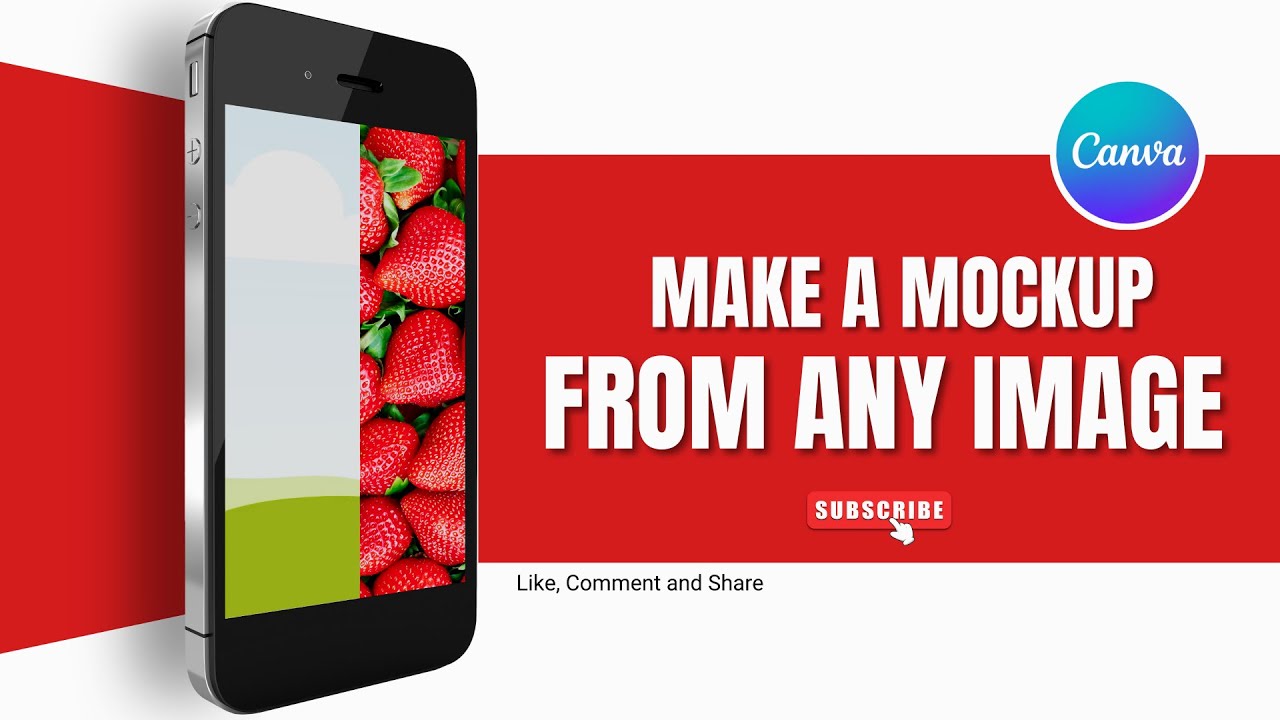 How to Create a Custom Mockup Template in Canva ! - YouTube