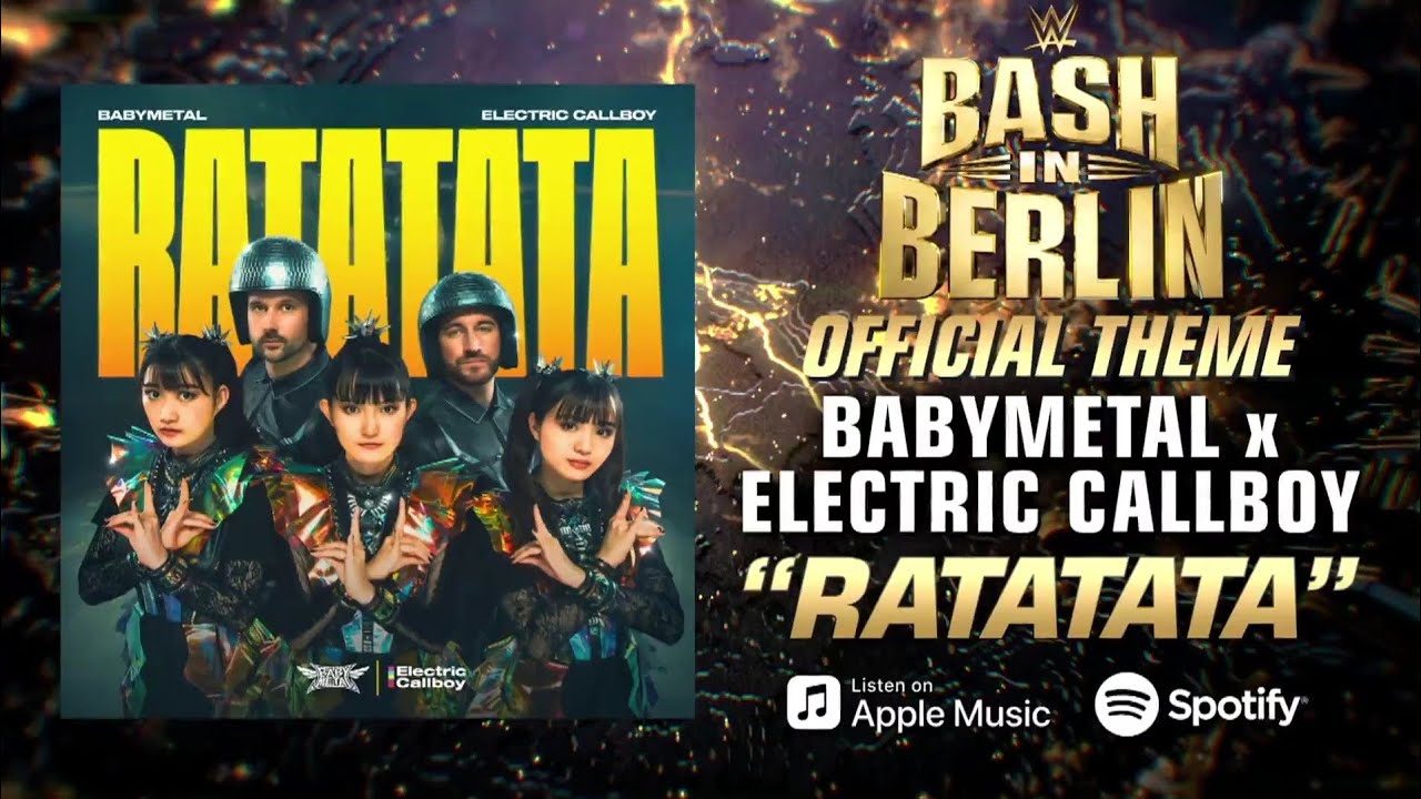 “RATATATA” by BABYMETAL x ElectricCallboy is an official theme song of ...