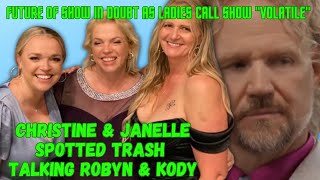 Janelle &amp; Christine Brown TRASH TALK Kody &amp; Robyn, Stress Over Tension on Show Set at Nashville Bar