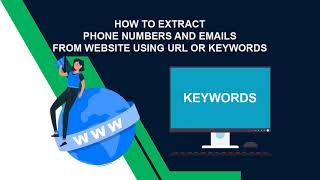 How to extract phone numbers and emails from website? Web Phone and Email Extractor Software