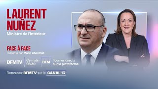 Laurent Nuñez est l'invité du Face à Face de Marie Chantrait