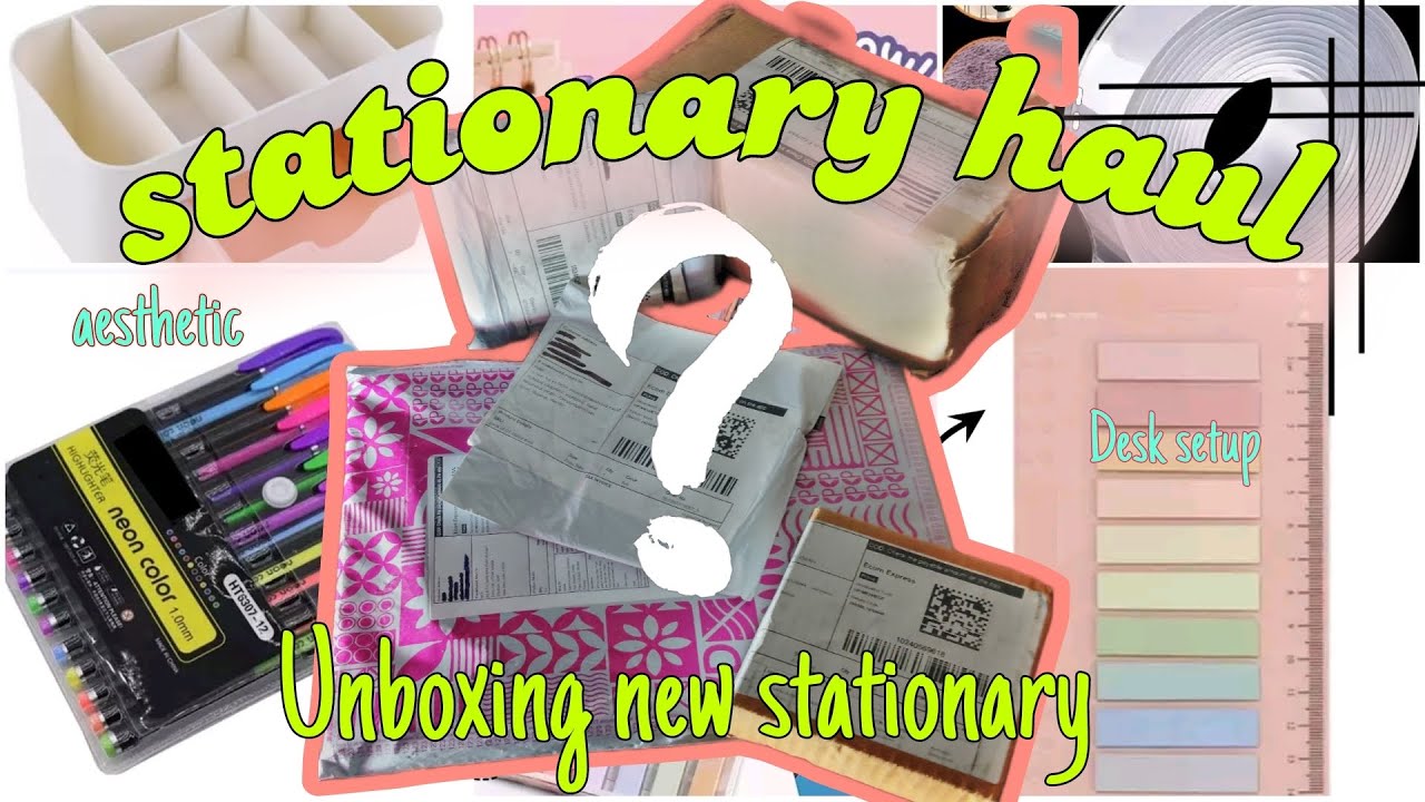 Unboxing Stationery Supplies & STATIONARY HAUL !!! *USEFUL* YouTube