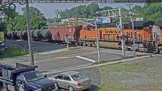 July 13 2018 0954 Nb Emptys Crex 1418 Bnsf 8192, 6710 K141
