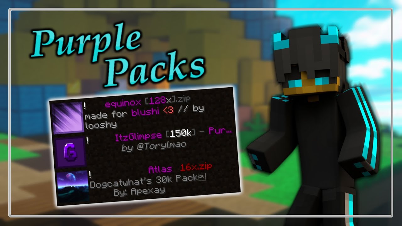 The BEST Purple Bedwars Texture Packs (1.8.9)