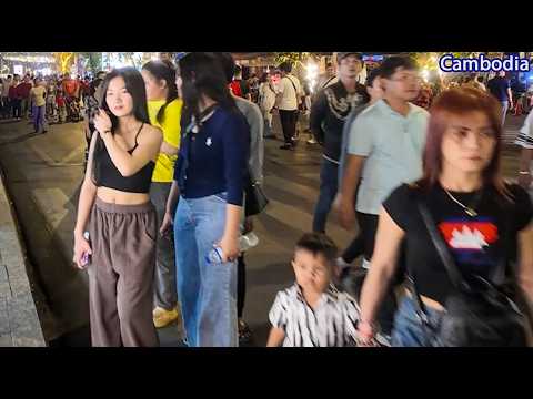 Hidden Gems Cambodian STREET Food 2026 Walking Tour Riverside Night Food Market Phnom Penh 271