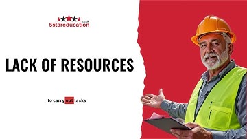 Level 6 NVQ CSM -LACK OF RESOURCES
