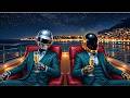 🌌 Daft Punk Midnight Ease Lounge | Chill Disco, Synthwave, Chillwave, Electronic Funk Playlist