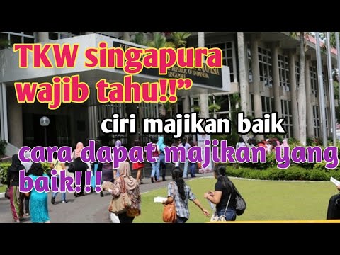 tkw singapura wajib tahu||ciri ciri dan cara dapat majikan baik