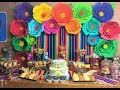 FIESTA TEMATICA MEXICANA|2017|MESA DE DULCES|MEXICAN PARTY|IDEAS|DECORACION|FIESTAS INFNTILES