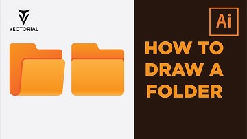 How to draw a Folder icon in Adobe Illustrator