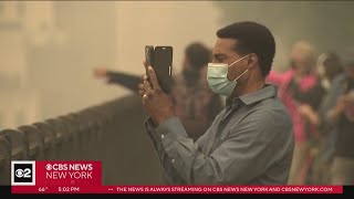 Officials urge New Yorkers to take precautions as air quality worsens