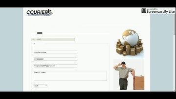 PHP Project on Courier Management System with MySQL Database.