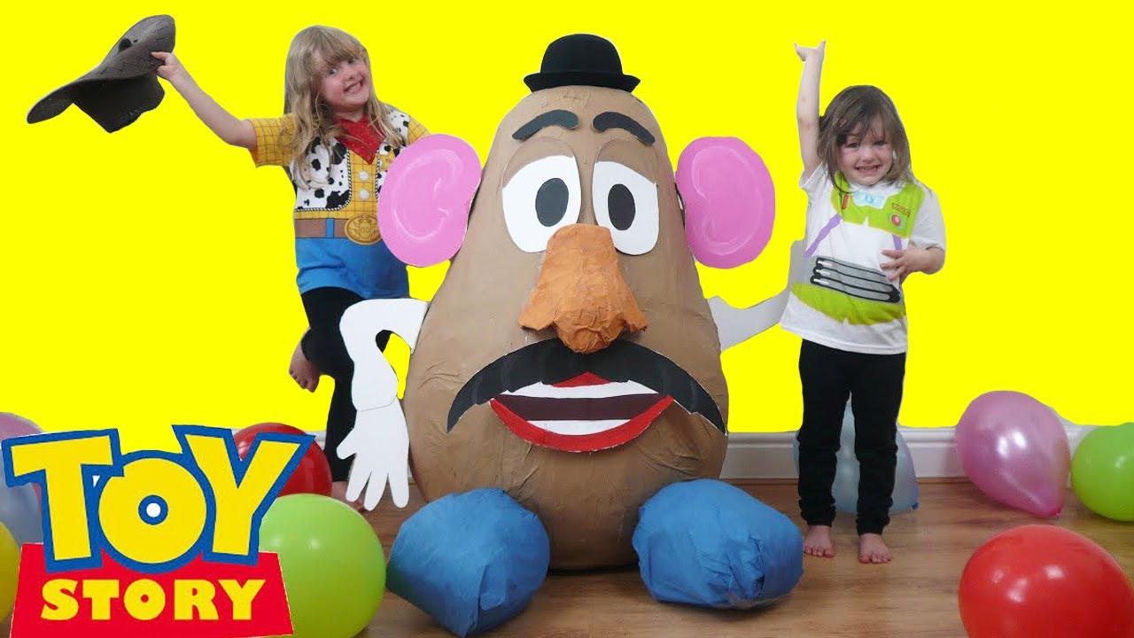 Disney TOY STORY Videos SUPER GIANT SURPRISE EGG Worlds Biggest Mr