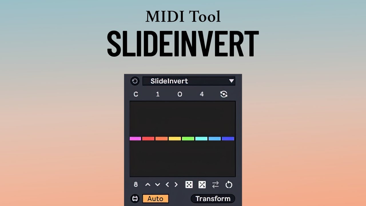 SlideInvert MIDI Transformation Tool