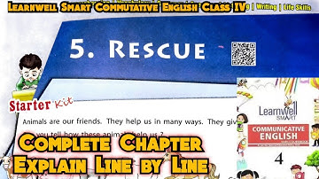 Rescue Class 4 Chapter 5 | Learnwell Smart Commutative English class 4 | #khandwalclasses