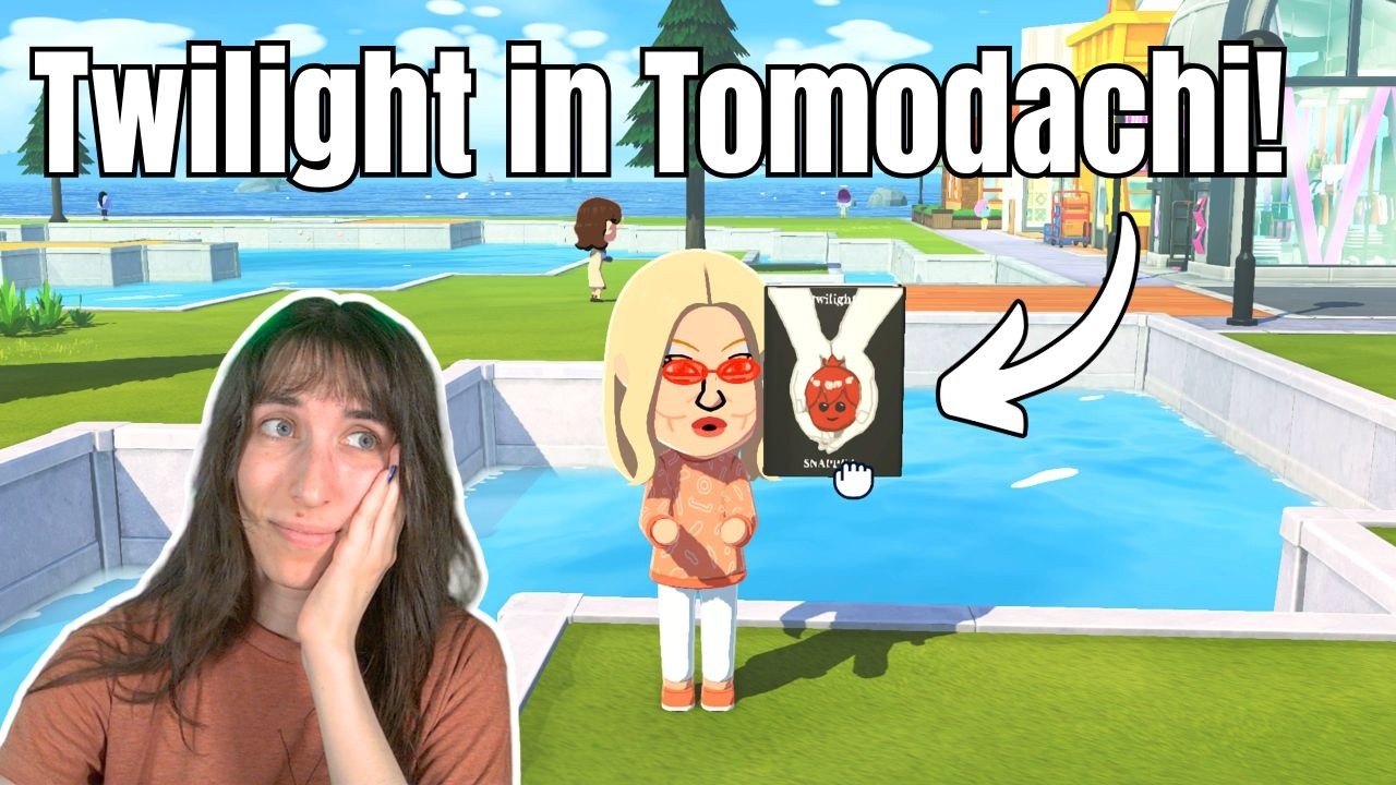 Making the Twilight book in Tomodachi life!