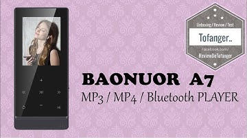 Baonuor A7: MP3 / MP4 / Bluetooth Player 8 gigabytes