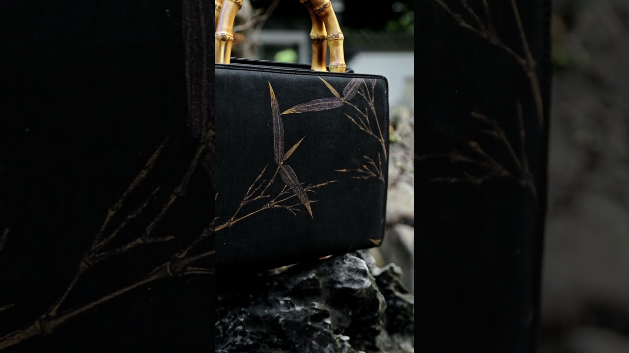 Where East Meets West: Xiangyunsha Silk Bamboo Handle Handbag 