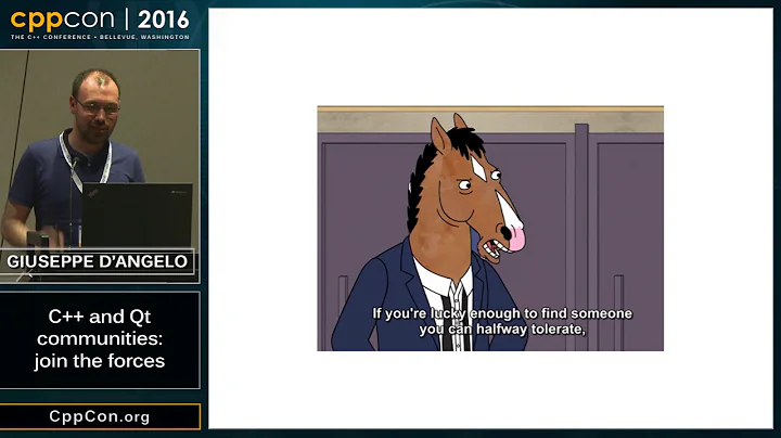 C++ and Qt communities: join the forces - Giuseppe D'Angelo [ CppCon 2016 ]