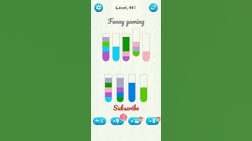water sort puzzle game level 441 #numpuz #funnygaming #shorts #water #sort #puzzle #game