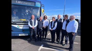 Stagecoach are to begin running passenger services over the Forth Road Bridge using autonomous buses