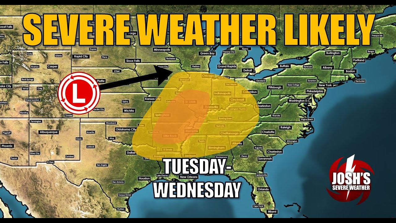 Severe Weather Likely Next Week - YouTube