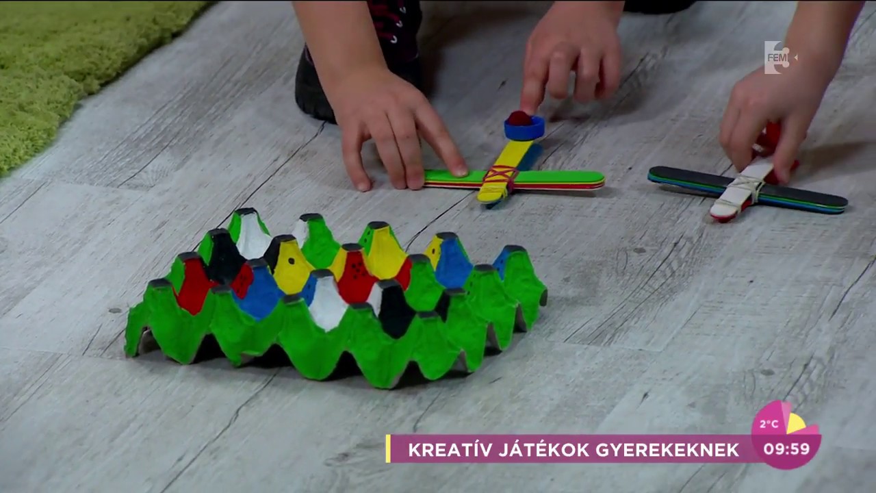 Kreatív: Ezekkel a könnyen elkészíthető játékokkal az egész család együtt  szórakozhat! - YouTube