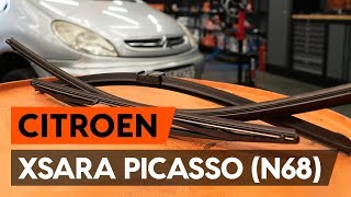 Hur byter man Vindrutetorkarblad PEUGEOT PARTNER Tepee - videoguide