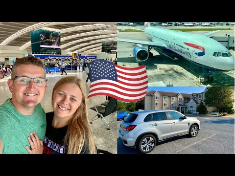 Starting Our 2023 USA Theme Park Road Trip! London To Newark Travel Vlog