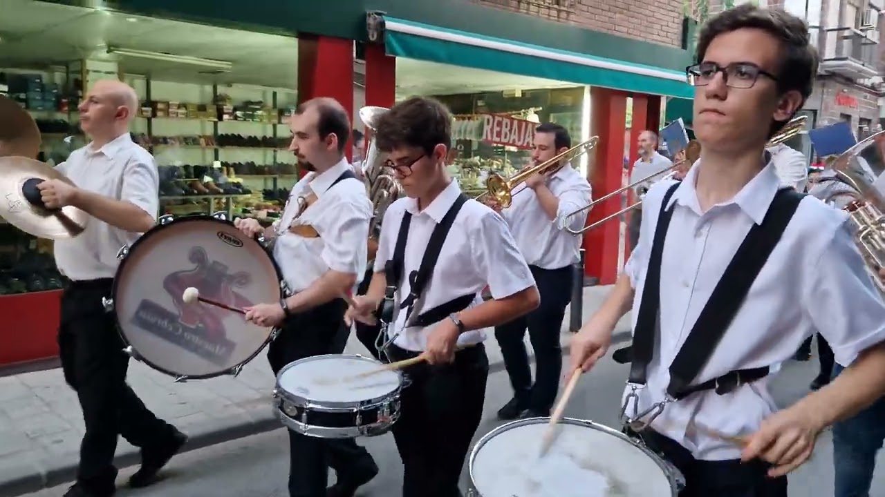 Procesión Virgen del Carmen. Murcia. Barrio del Carmen. 16/07/2023. Banda Maestro Cebrián. 3/3