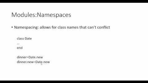 26 Namespacing  in Ruby Essential training course in Urdu and Hindi