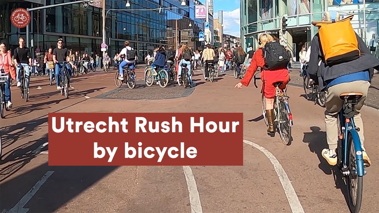 Straight Through Utrecht by Bike