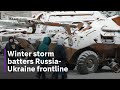 Ukraine Russia war: Snowstorm and hurricane winds cause havoc across key battlegrounds