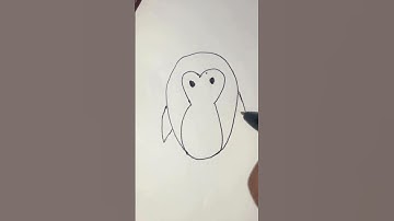 How to Draw a Penguin! 🐧 Easy Step-by-Step Sketch