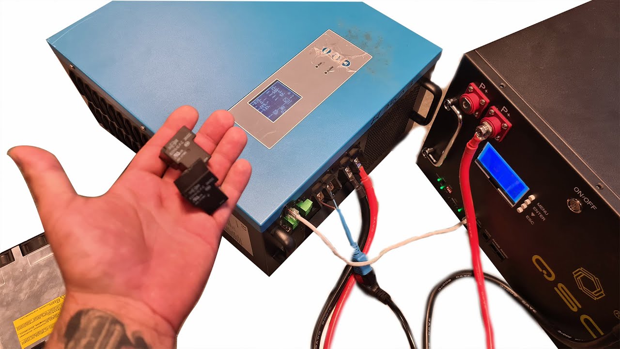 Testing a 3KW Off-Grid Inverter & 14 KWh Battery after Relay Switch Repair