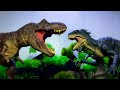 Tyrannosaurus rex vs scorpios rex battle