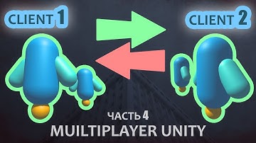 🌐 Мультиплеер UNITY 2023 | Часть 4 - Синхронизация УПРАВЛЕНИЯ | NetworkTransform, NetworkBehaviour
