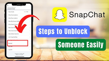 How to Unblock People on Snapchat !