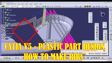 CATIA V5-Plastic Part Design- How to make RIB