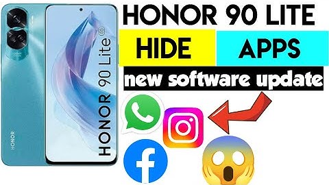 How to Hide Apps on Honor 90 Lite