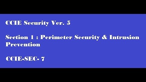CCIE Security Ver. 5- Section 1- Cisco ASA-9.6.1 - Part-7 -Static PAT