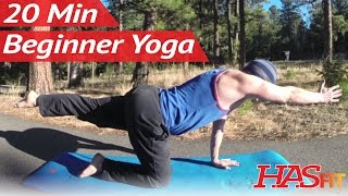 20 Min Yoga for Beginners w/ Sean Vigue - Beginner Yoga for Weight Loss, Strength, Flexibility screenshot 4