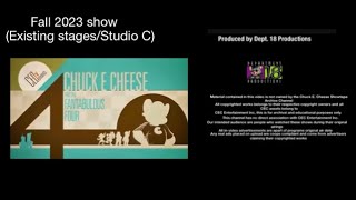 Chuck E. Cheese September 2023 show (Existing Stages/Studio C) *Read description