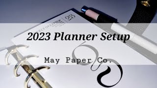 2023 Planner Setup | May Paper Co.